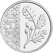 Five Pence 2023 Image The Royal Mint, 2023